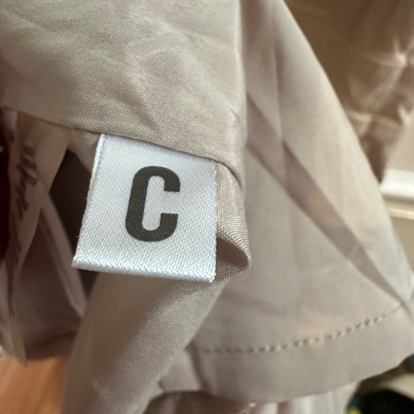 ANN TAYLOR Dress Adult Size 10 Camal Color Sleeveless Collar w/Pockets Womens - Picture 10 of 10